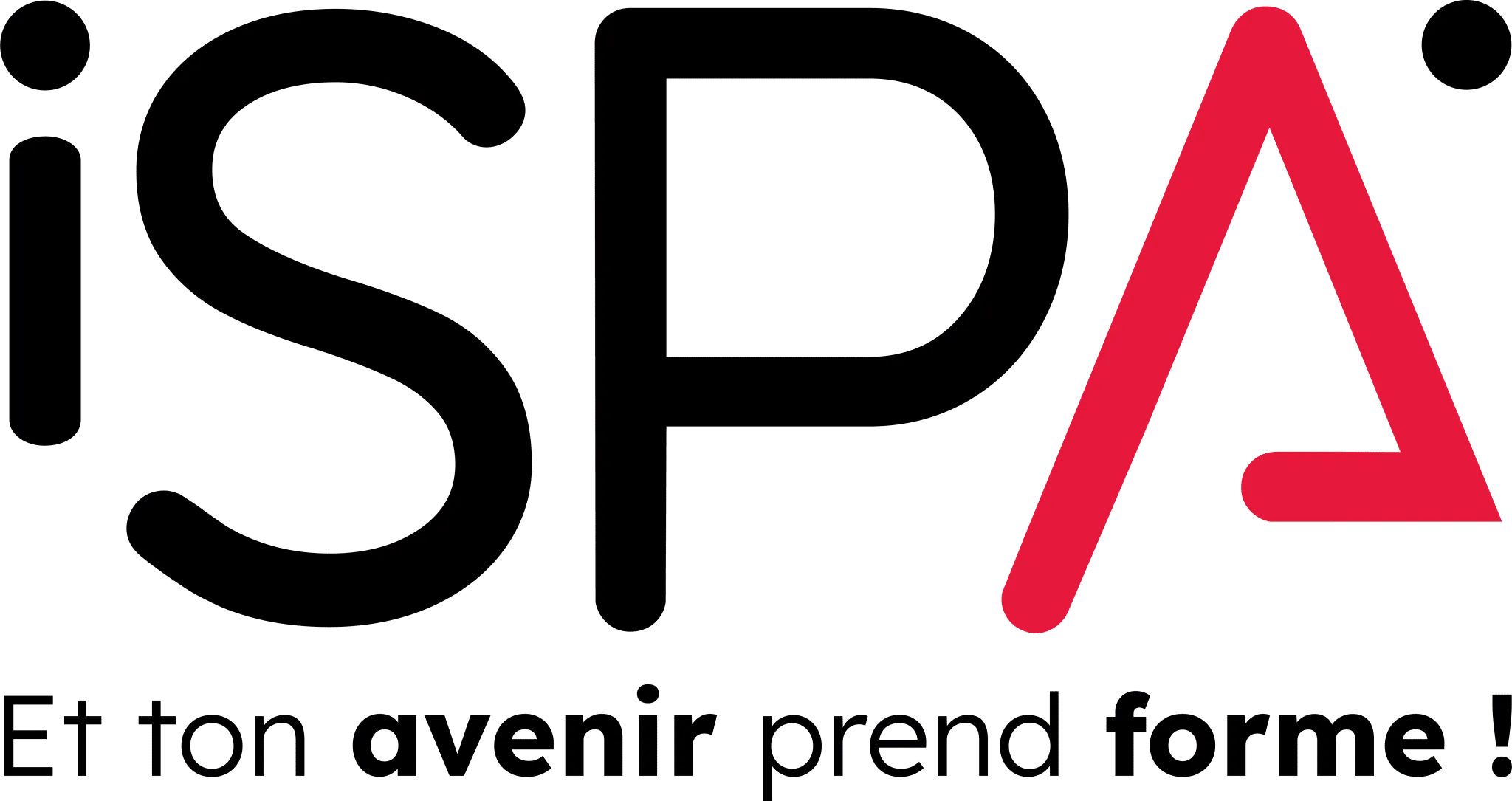 Logo ISPA avec le slogan Et ton avenir prend forme